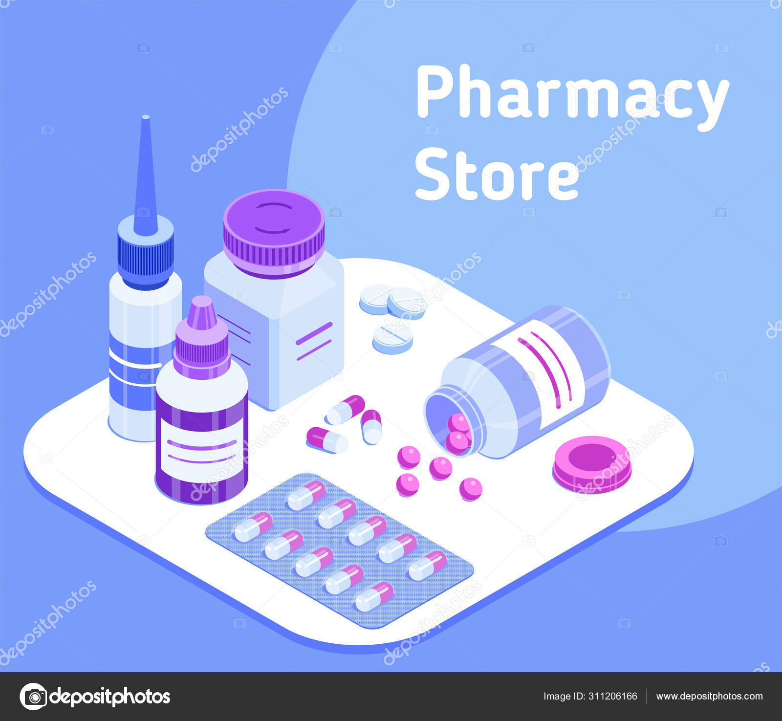 ドラッグストアのイラスト ストックベクター C Lgorda 311206166