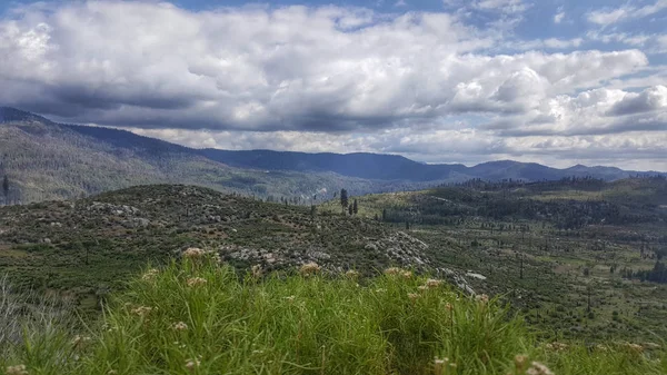 Valle Parque Nacional Yosemite Después Quemar — Foto de Stock