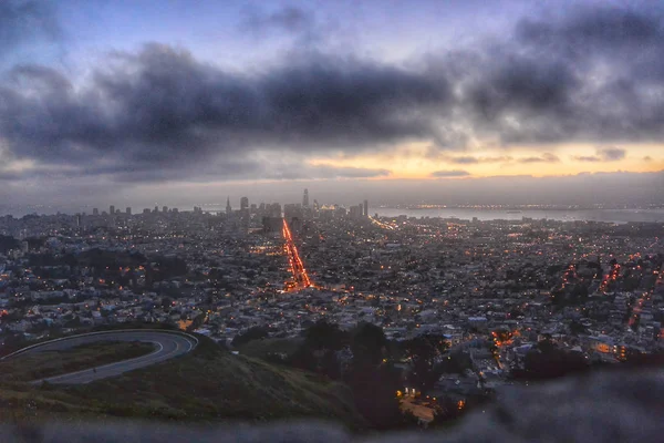 Захід сонця над Сан-Франциско 5 — стокове фото