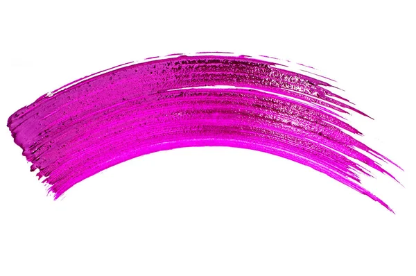 Pink makeup smears isolated