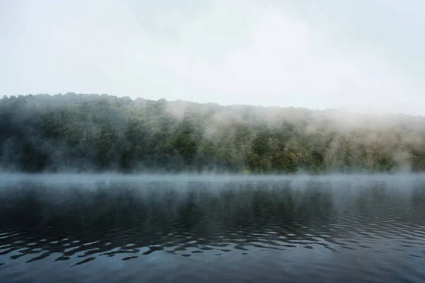 Утренний Туман Над Днестром — стоковое фото