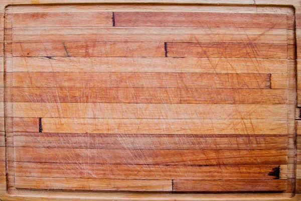 Drewniana Deska Krojenia Pusty — Zdjęcie stockowe
