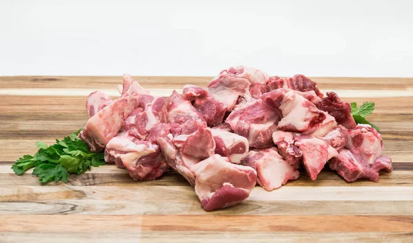 Κρέας Αρνίσιο Κρέας Προβάτου Κομμένα Κομμάτια Από Μισό Ένα Αρνί — Φωτογραφία Αρχείου