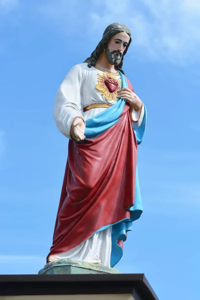 Statue Christ Sky Royalty Free Stock Images