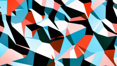 Walter / / 4 k şık geometrik Video arka plan döngü. Geometrik bir göz sahiptir akan doku serin, modern renk düzeni ile kombine.