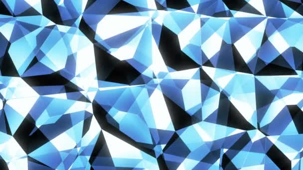 Diamondi Detaillierte Diamantartige Video Hintergrundschleife Eine Zweite Diamantartige Sich Bewegende — Stockvideo