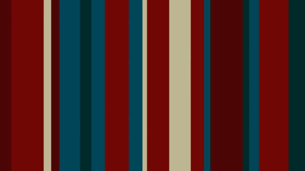 Rayures multicolores 37 / / 4k Barres rouges foncées Boucle de fond vidéo. Des bars colorés animés ! Un festin multistripe pour vos yeux. Numéro 37 de la série .