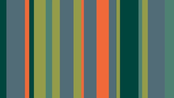 Multicolor Stripes Orange Bars Video Background Loop Barras Colores Animados — Vídeo de stock