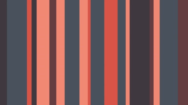 Multicolor Stripes Red Gray Stripes Video Background Loop Barras Coloridas — Vídeo de Stock