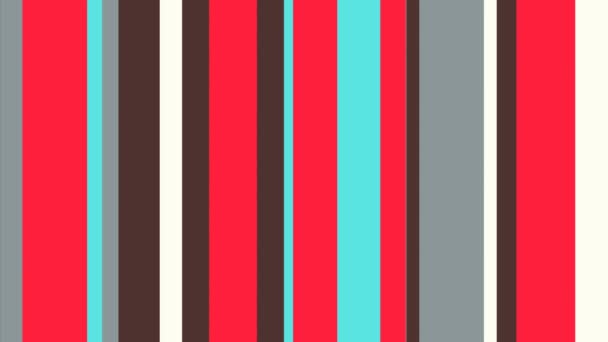 Multicolor Stripes Jovem Moda Looping Bares Vídeo Background Loop Barras — Vídeo de Stock