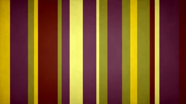 Papierartige Mehrfarbige Streifen Exotische Grunge Farbstreifen Video Hintergrundschleife Bunte Bewegliche — Stockvideo