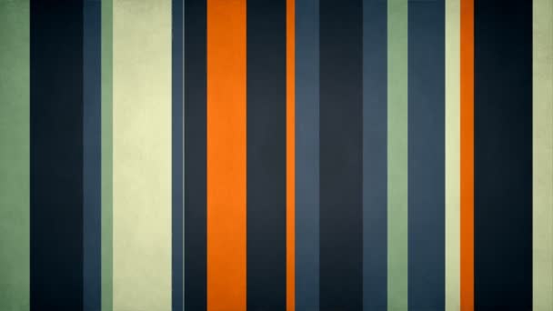 Papierartige Mehrfarbige Streifen Dynamische Strukturierte Farben Balken Video Hintergrund Schleife — Stockvideo