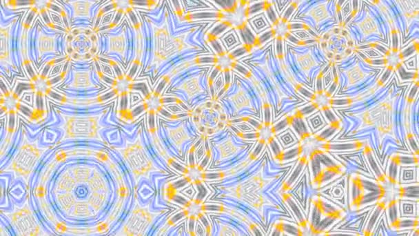 Kaleidoscope Colorfun Colorful Kaleidoscopic Video Background Loop Classic Kaleidoscopic Pattern — Stock Video