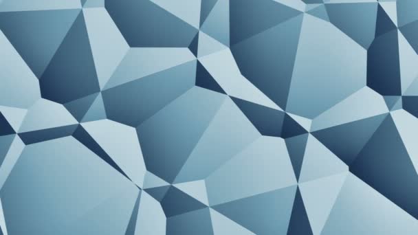 Nicolai Blue Geometric Pattern Video Background Loop Interestingly Evolving Texture — Stock Video