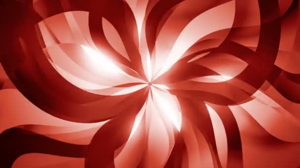 心理糖果红色 五颜六色的心理视频背景循环 红色螺旋模式以动态的 旋转的方式演变 这个独特的快乐可循环的背景视频是完美的音乐目的或党 — 图库视频影像
