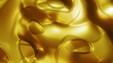 Cam gibi altın konu 3 / / 4 k Glamourous desen Video arka plan döngü. Büyüleyici doku ortamında cam gibi lifler. Başka bir lüks soyut video döngü mükemmel fantezi her şey için uygundur.