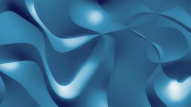 Marianbluehighcontrast / / 4k serin organik doku Video arka plan döngü. Kesişen kenar çizgileri ile organik bir desen gösterilen şık hareket zemin. Daha yüksek resim kontrast mavi sürüm.