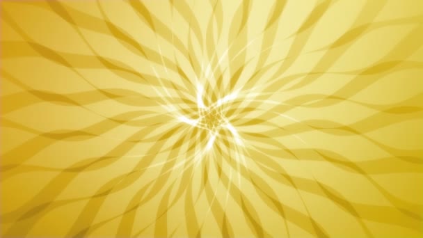 Sun Mandala Lazo Fondo Video Cálido Calmado Las Cálidas Puntas — Vídeos de Stock