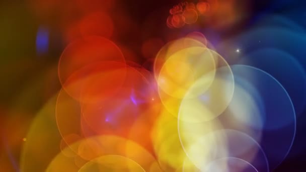 Laawah Lazo Fondo Vídeo Abstracto Multicolor Formas Circulares Colores Espacio — Vídeos de Stock