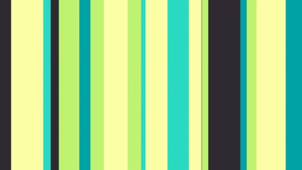 Multicolor Stripes Frische Multistripes Video Hintergrundschleife Animierte Bunte Bars Ein — Stockvideo