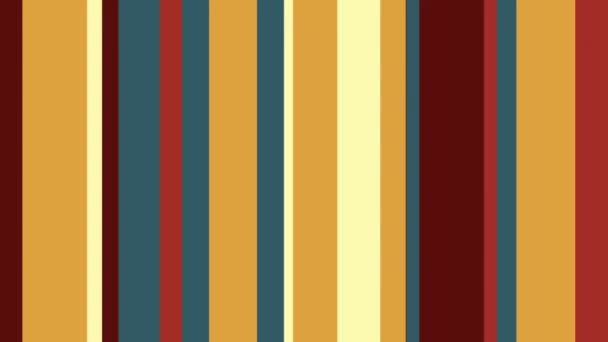 Multicolor Stripes Color Bars Video Background Loop Barras Coloridas Animadas — Vídeo de Stock