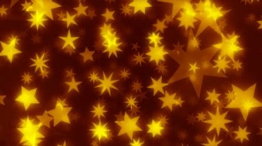 Christars 2 / / 4 k yoğun Noel Starfield Video arka plan döngü. Stilize Noel yıldızlar doğru Görüntüleyici ve ışıltı ve gerçekten şenlikli bir şekilde altın kızdırma. Bu sürüm 2 daha küçük yıldız sahiptir.