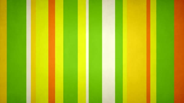 Papierartige Mehrfarbige Streifen Helle Farben Balken Video Hintergrundschleife Bunte Bewegliche — Stockvideo