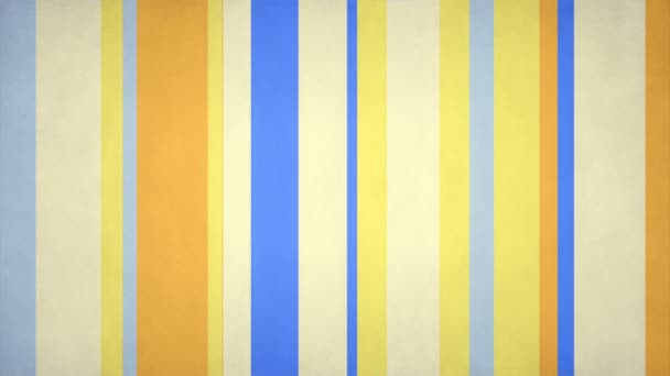 Papierartige Mehrfarbige Streifen Farbbalken Texturierte Video Hintergrundschleife Bunte Bewegliche Bars — Stockvideo