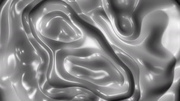 金属流动 金属有机流体视频背景循环 这个视频循环是所有关于神秘的模糊液体金属 各种特殊场合的有趣背景 — 图库视频影像