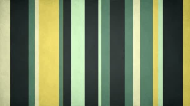 Paperlike Multicolor Stripes Light Greenish Texture Bars Video Background Loop — стоковое видео