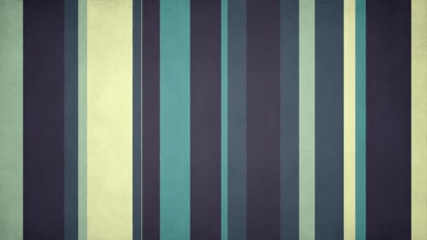 Rayas Multicolores Papel Textura Verde Decente Video Fondo Loop Barras — Vídeo de stock