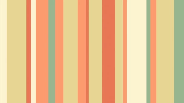 Multicolor Stripes Cozy Verticals Video Background Loop Barras Coloridas Animadas — Vídeo de Stock