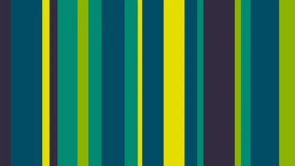 Paperlike Multicolor Stripes Vert Jaune Grungy Vidéo Fond Boucle Barres — Video