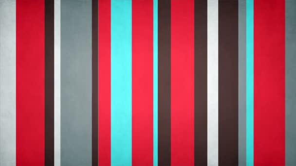 Papierartige Mehrfarbige Streifen Blau Und Grau Strukturierte Streifen Video Hintergrundschleife — Stockvideo