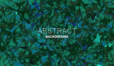 Örümcek ağları için öğeleri ile arka plan. boyalar ve lekeleri formları keskin. Agresif vektör tasarımı. yeşil tonları