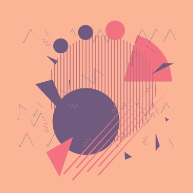 Modern arka plan. üçgenler, çizgiler, CIR bileşimi