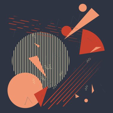 Modern arka plan. üçgenler, çizgiler, CIR bileşimi