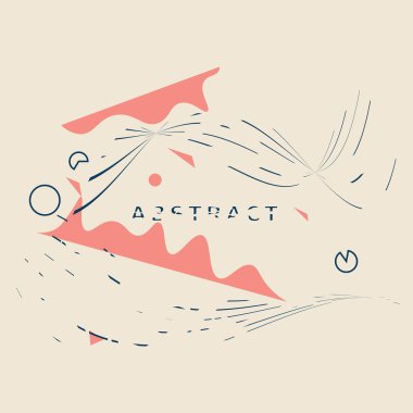 Modern arka plan. üçgenler, çizgiler, CIR bileşimi