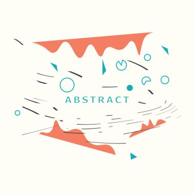 Modern arka plan. üçgenler, çizgiler, CIR bileşimi