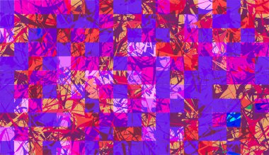 Örümcek ağları ve fırça darbeleriyle soyut bir arkaplan. keskin 