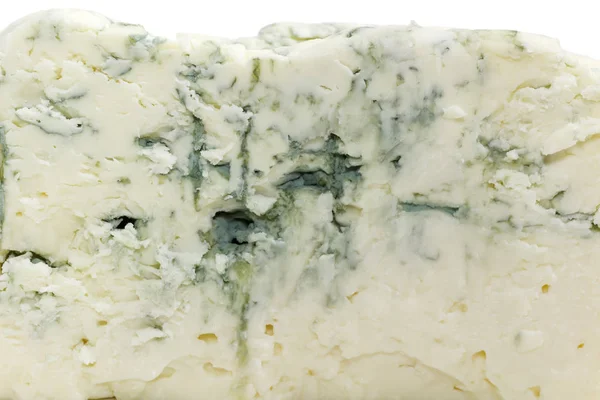 Struttura Del Taglio Del Primo Piano Formaggio Azzurro Uno Sfondo — Foto Stock