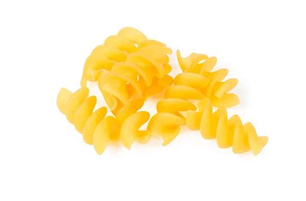 Mehrere Rohe Spiralnudeln Auch Als Fusilli Oder Rotini Nudeln Bekannt — Stockfoto