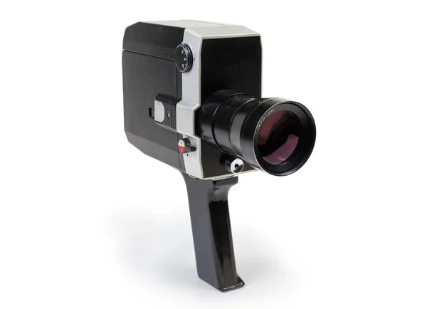 Alte Amateurfilmkamera Super 8Mm Format Angetrieben Durch Uhrwerk Motor Auf — Stockfoto