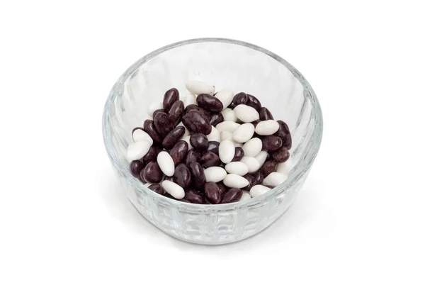 Yapılmış Şekerleri Kuru Üzümler Kaplı Kahverengi Çikolata Sır Beyaz Şeker — Stok fotoğraf