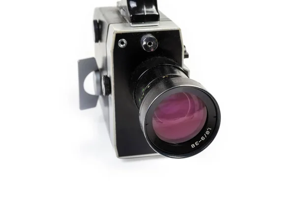 Super 8mm Amateur mechanische Filmkamera Nahaufnahme — Stockfoto