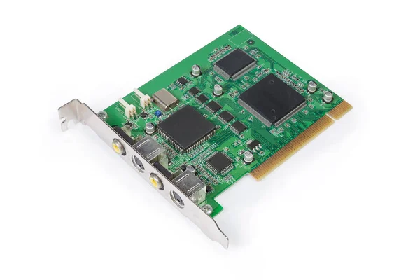 Internal video capture card for PC on a white background