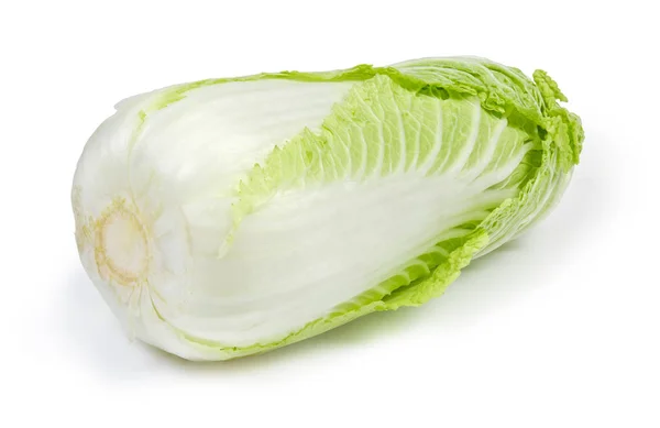 Head of napa cabbage on a white background — Stock Photo, Image