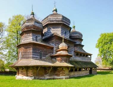 Eski ahşap St. George's kilise Drohobych, Ukrayna