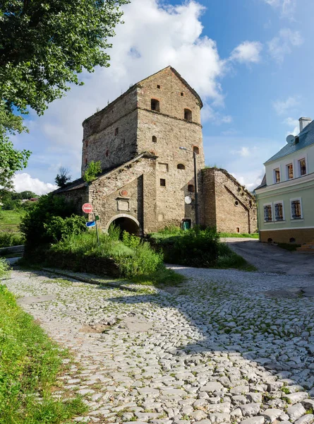 Orta Çağ savunması Stefan Batory Tower-Kamianets-Podilskyi City, Ukrayna — Stok fotoğraf