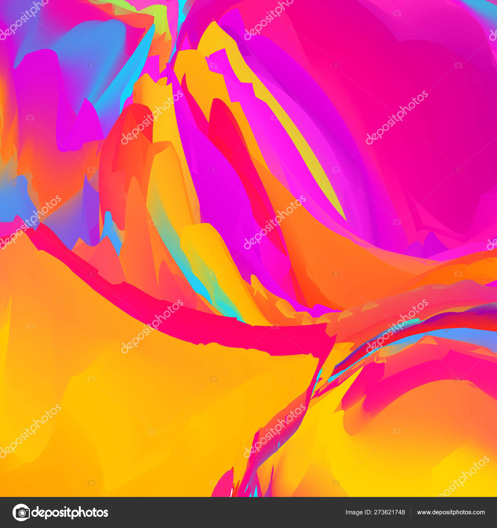 Vector glitch background. Abstract color background with trendy gradients.